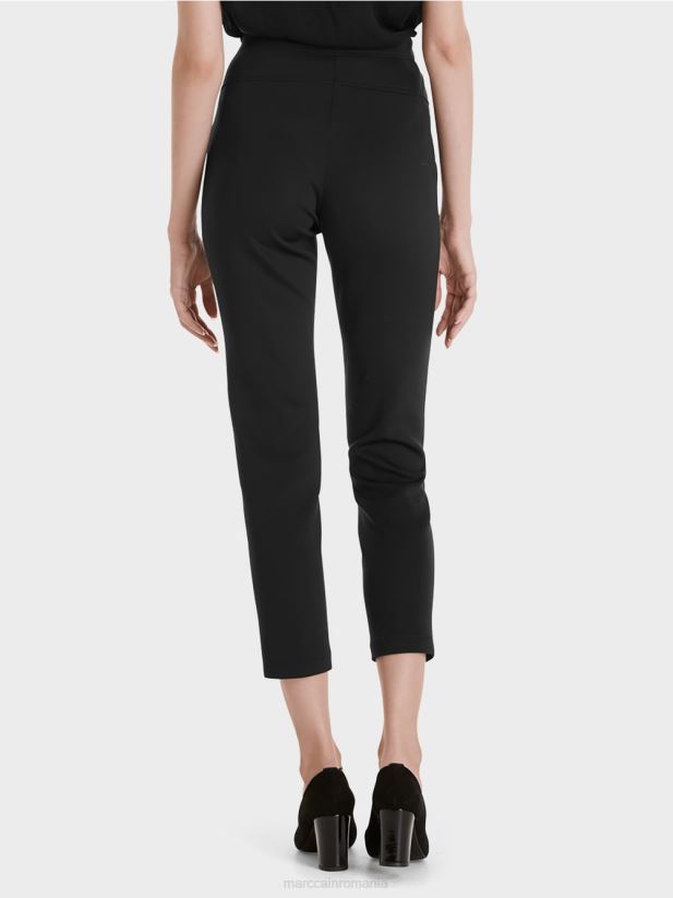 pantaloni din jerse stretch Marc Cain negru îmbrăcăminte 4826HH738