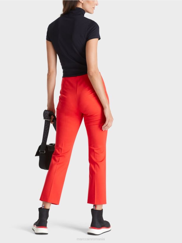 pantaloni eleganti din jersey Sydney Marc Cain campari îmbrăcăminte 4826HH595