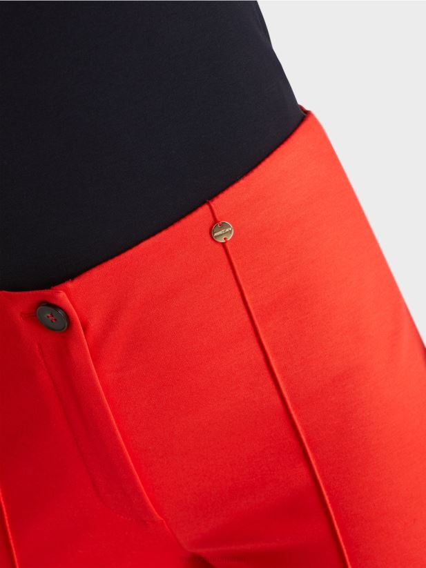 pantaloni eleganti din jersey Sydney Marc Cain campari îmbrăcăminte 4826HH595