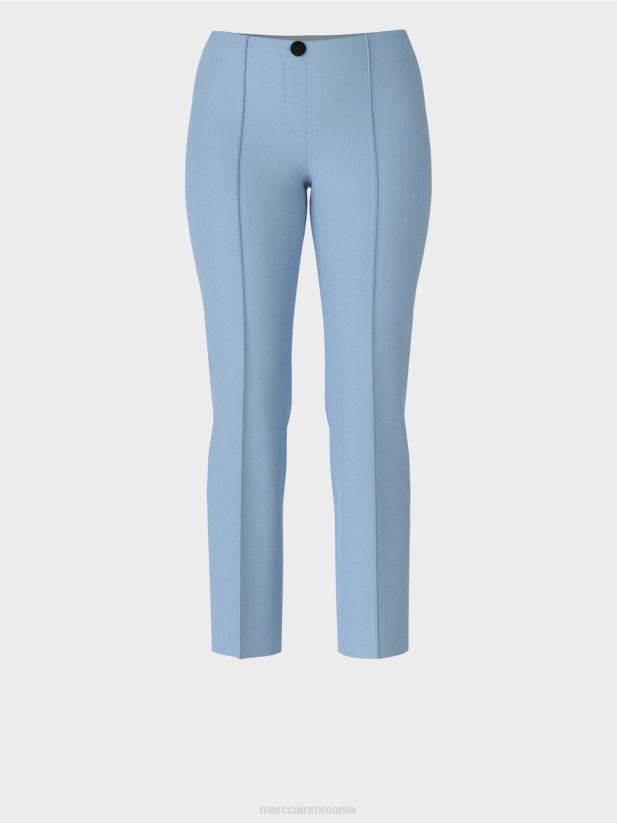 pantaloni eleganti din jersey Sydney Marc Cain cer întunecat de vară îmbrăcăminte 4826HH594