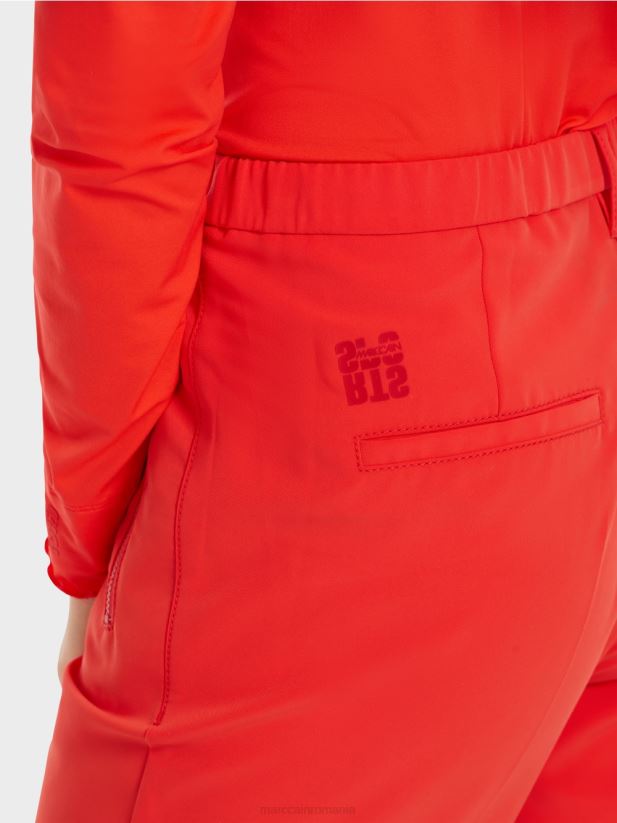 pantaloni fushun cu fante laterale Marc Cain campari îmbrăcăminte 4826HH537