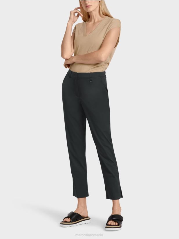 pantaloni în stil chino Marc Cain negru îmbrăcăminte 4826HH633