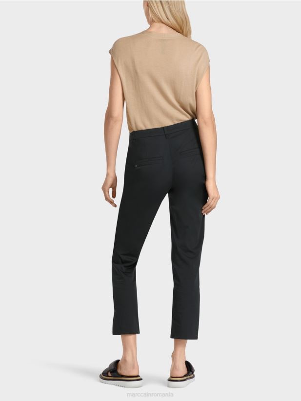 pantaloni în stil chino Marc Cain negru îmbrăcăminte 4826HH633