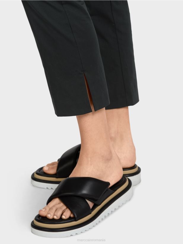 pantaloni în stil chino Marc Cain negru îmbrăcăminte 4826HH633