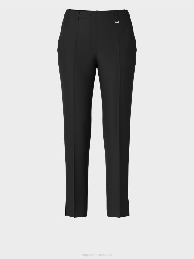 pantaloni în stil chino Marc Cain negru îmbrăcăminte 4826HH633