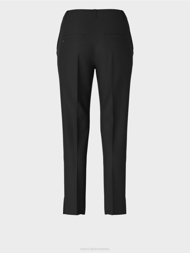 pantaloni în stil chino Marc Cain negru îmbrăcăminte 4826HH633