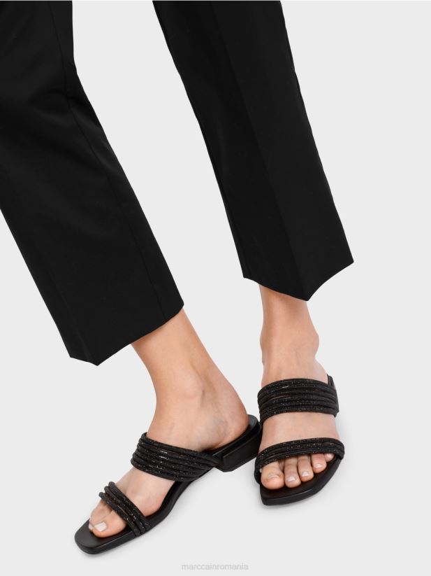 pantaloni în stil chino Marc Cain negru îmbrăcăminte 4826HH640