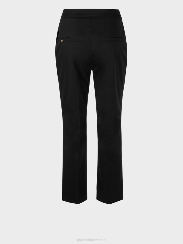 pantaloni în stil chino Marc Cain negru îmbrăcăminte 4826HH640