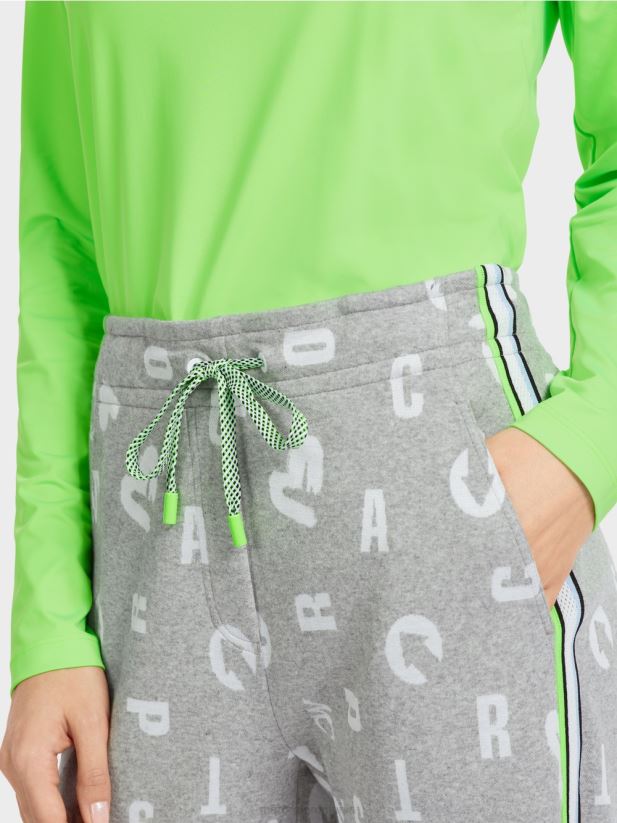 pantaloni în stil jogging roanne Marc Cain gri argintiu îmbrăcăminte 4826HH561