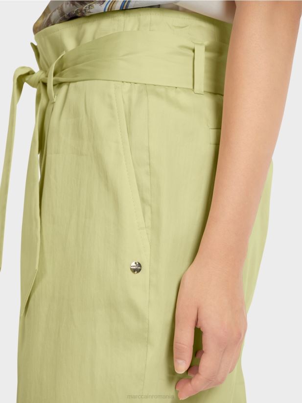 pantaloni în stil paperbag Marc Cain respirație moale îmbrăcăminte 4826HH688