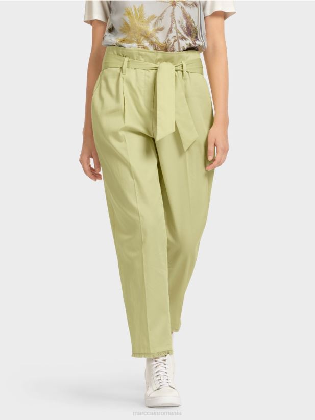pantaloni în stil paperbag Marc Cain respirație moale îmbrăcăminte 4826HH688