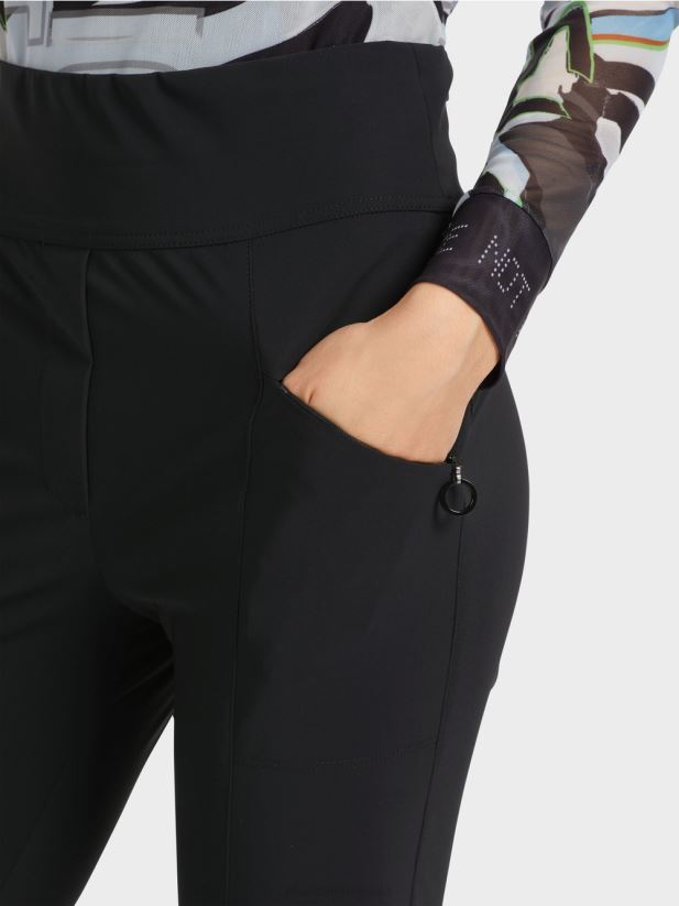 pantaloni îngusti fengyi cu jug în talie Marc Cain negru îmbrăcăminte 4826HH564
