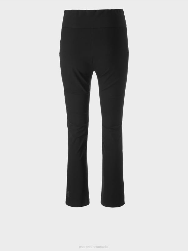 pantaloni îngusti fengyi cu jug în talie Marc Cain negru îmbrăcăminte 4826HH564