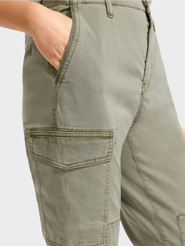 pantaloni radom „regândiți împreună”. Marc Cain junglă adâncă îmbrăcăminte 4826HH655