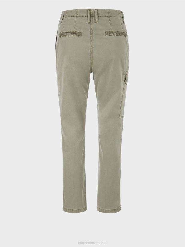 pantaloni radom „regândiți împreună”. Marc Cain junglă adâncă îmbrăcăminte 4826HH655