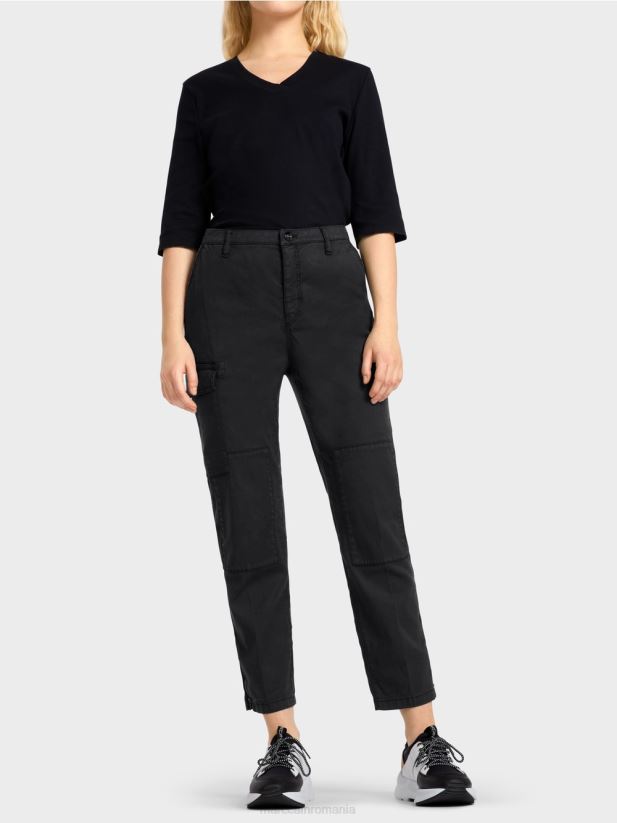 pantaloni radom „regândiți împreună”. Marc Cain negru îmbrăcăminte 4826HH648