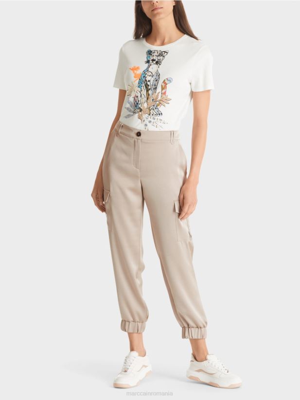 pantaloni rider „regândiți împreună”. Marc Cain piatra calda îmbrăcăminte 4826HH573