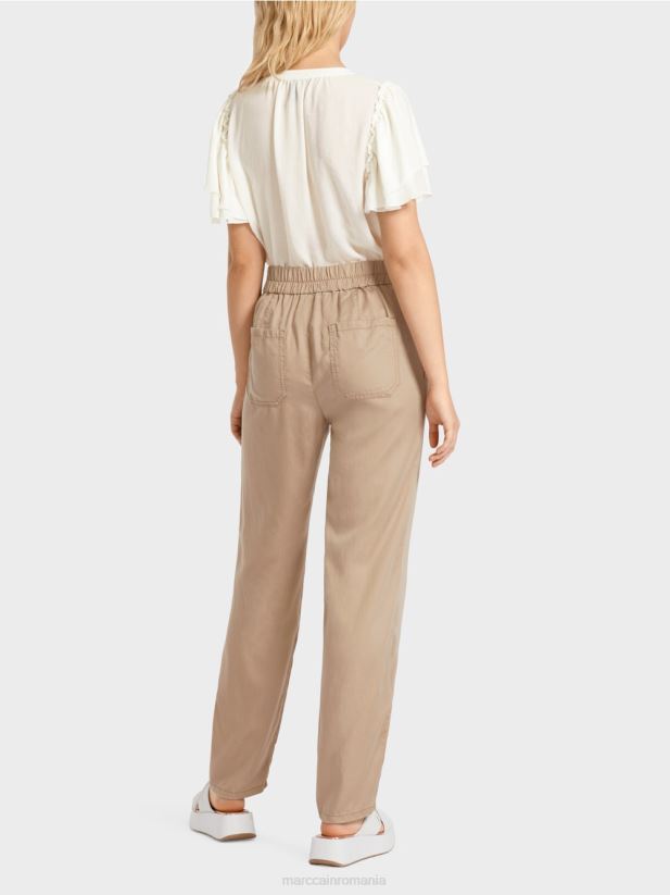 pantaloni rivera „regândiți împreună”. Marc Cain nisip adânc îmbrăcăminte 4826HH665