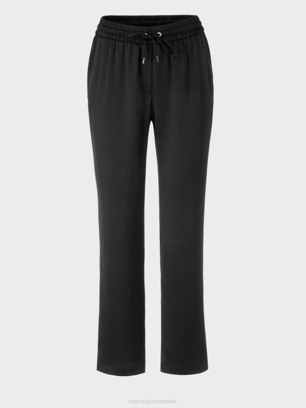 pantaloni roanne „regândiți împreună”. Marc Cain negru îmbrăcăminte 4826HH568