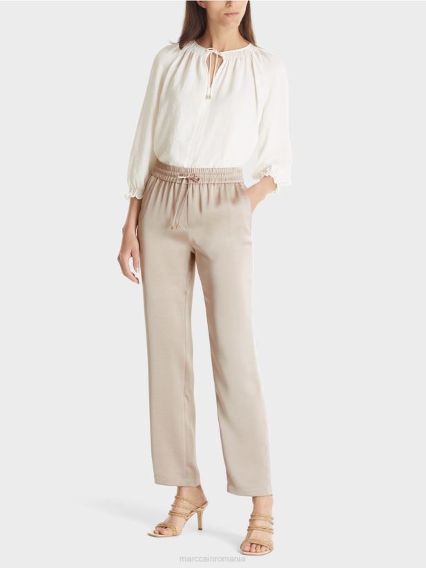 pantaloni roanne „regândiți împreună”. Marc Cain piatra calda îmbrăcăminte 4826HH566