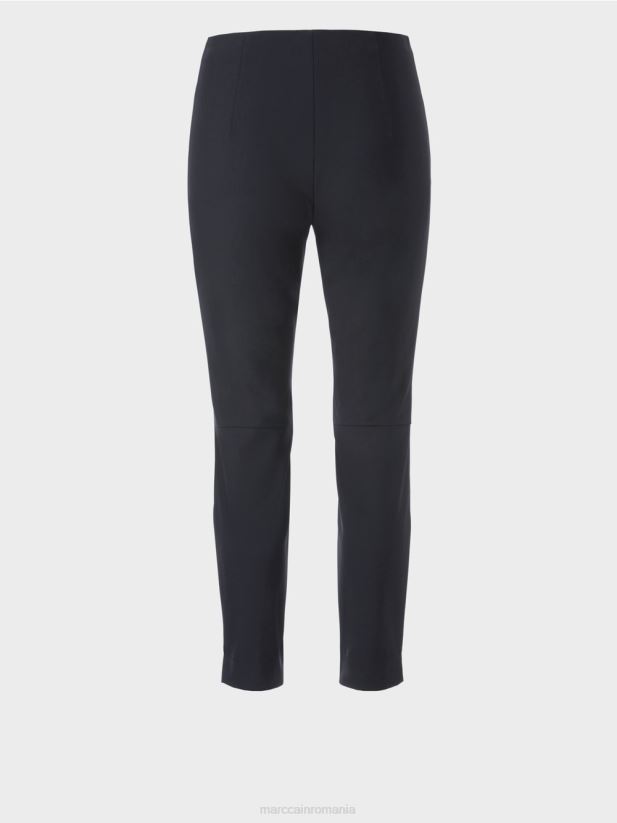 pantaloni sofia din stofa stretch Marc Cain marina îmbrăcăminte 4826HH567
