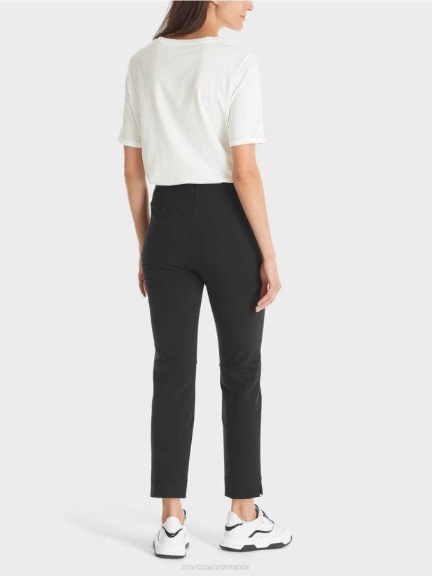 pantaloni sofia din stofa stretch Marc Cain negru îmbrăcăminte 4826HH563