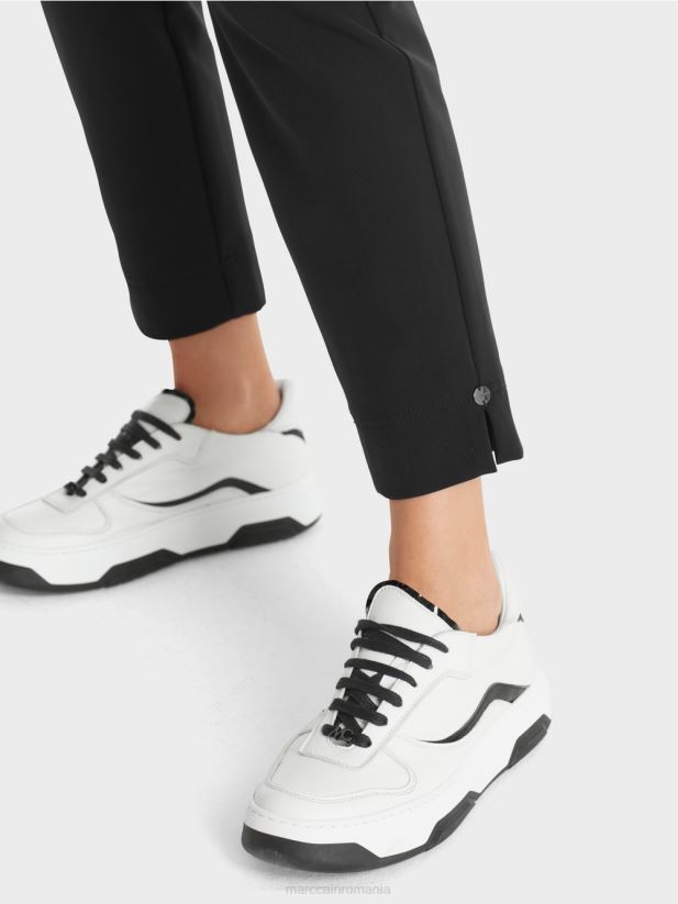 pantaloni sofia din stofa stretch Marc Cain negru îmbrăcăminte 4826HH563