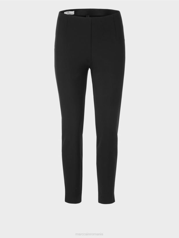 pantaloni sofia din stofa stretch Marc Cain negru îmbrăcăminte 4826HH563