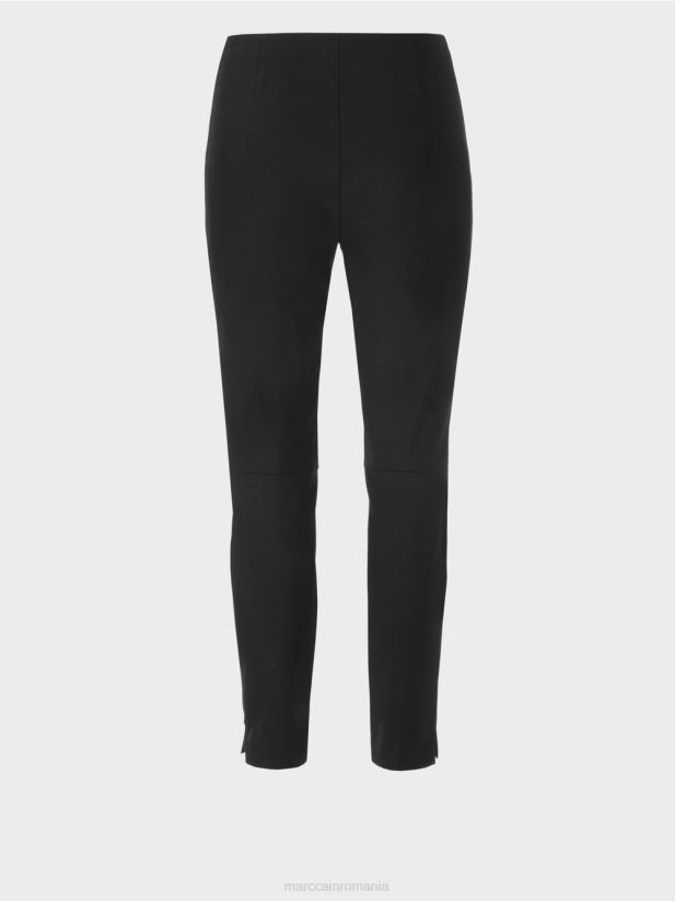 pantaloni sofia din stofa stretch Marc Cain negru îmbrăcăminte 4826HH563