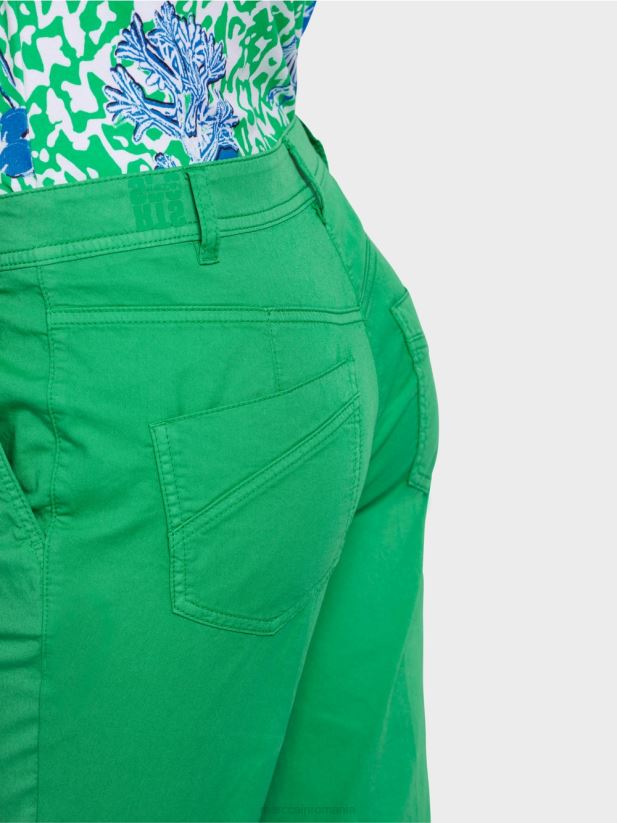 pantaloni sportivi „regândiți împreună”. Marc Cain frunză strălucitoare de busuioc îmbrăcăminte 4826HH601