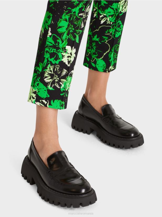 pantaloni stretch Sydney Marc Cain verde măr închis îmbrăcăminte 4826HH529