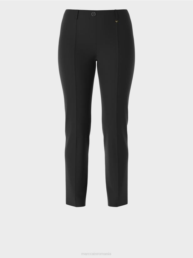 pantaloni stretch cu talie obișnuită Sydney Marc Cain negru îmbrăcăminte 4826HH591