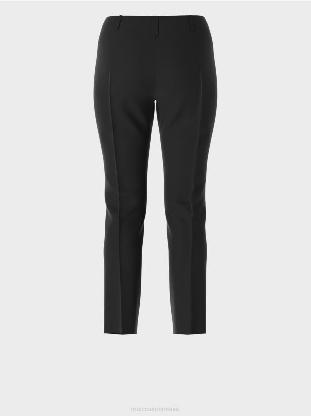 pantaloni stretch cu talie obișnuită Sydney Marc Cain negru îmbrăcăminte 4826HH591