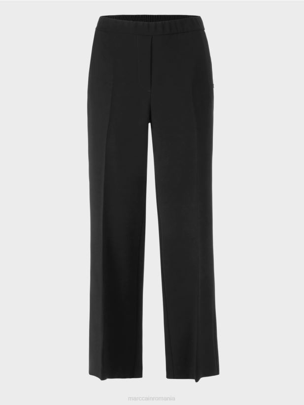 pantaloni washington cu picioare largi Marc Cain negru îmbrăcăminte 4826HH577