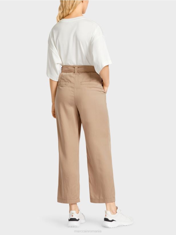 pantaloni welleri „regândiți împreună”. Marc Cain nisip adânc îmbrăcăminte 4826HH680