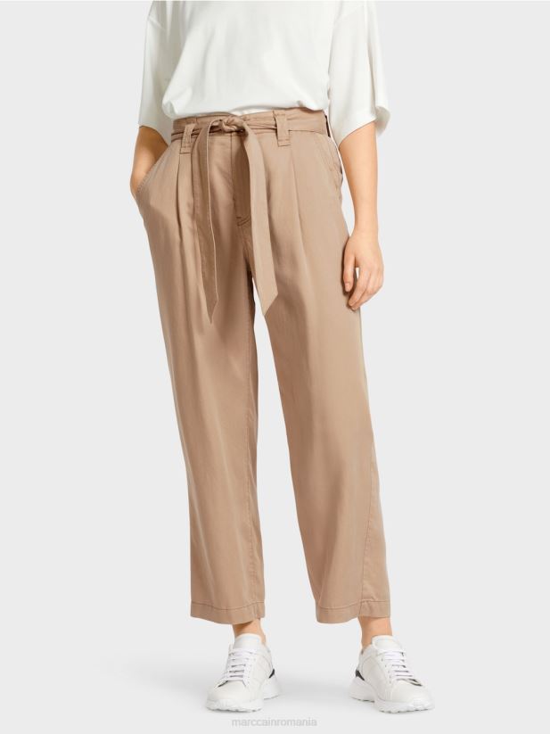 pantaloni welleri „regândiți împreună”. Marc Cain nisip adânc îmbrăcăminte 4826HH680