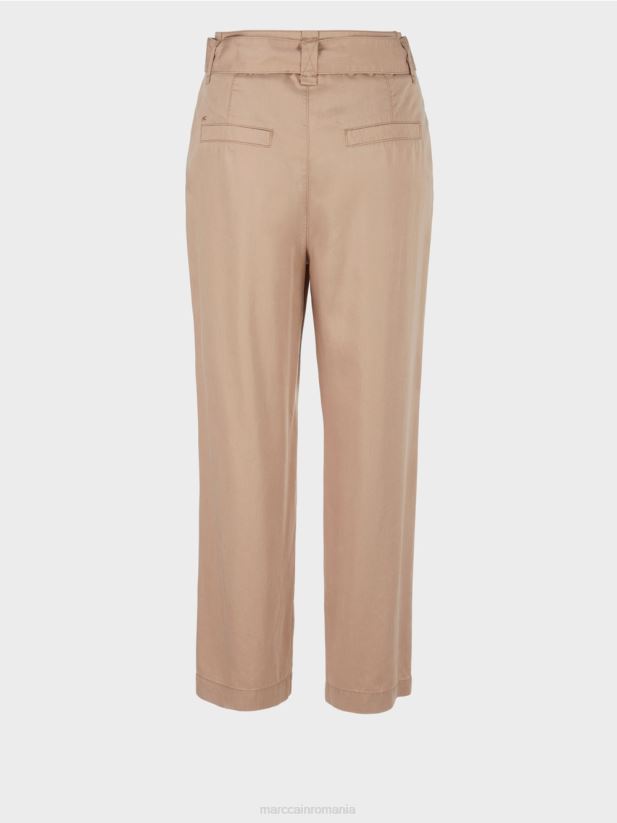 pantaloni welleri „regândiți împreună”. Marc Cain nisip adânc îmbrăcăminte 4826HH680