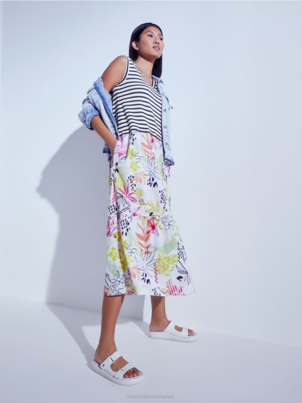 imbraca-te intr-un amestec de modele Marc Cain var usor îmbrăcăminte 4826HH72