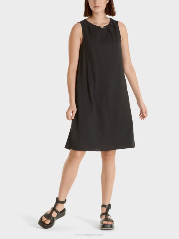 rochie amestec de in Marc Cain negru îmbrăcăminte 4826HH91