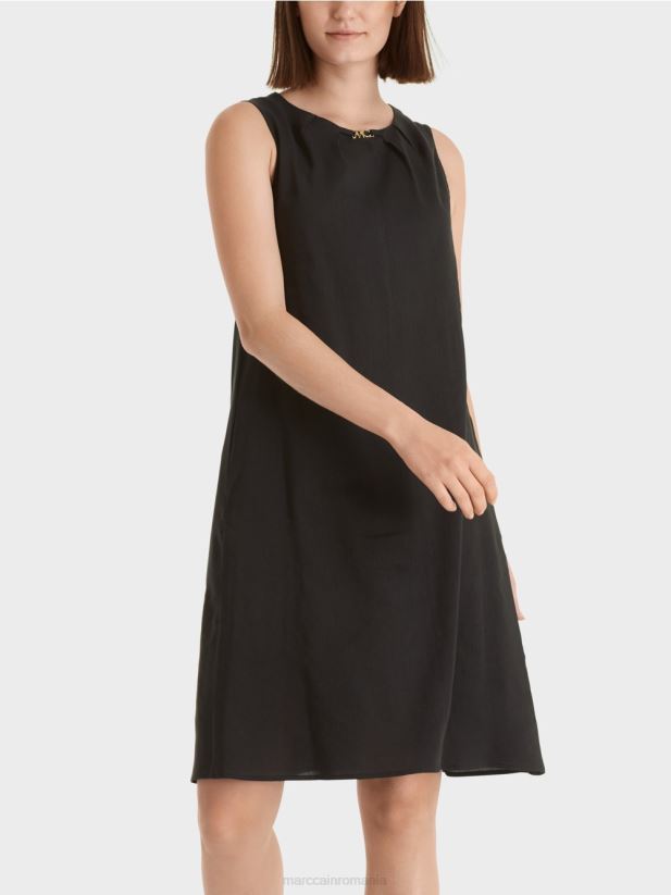 rochie amestec de in Marc Cain negru îmbrăcăminte 4826HH91