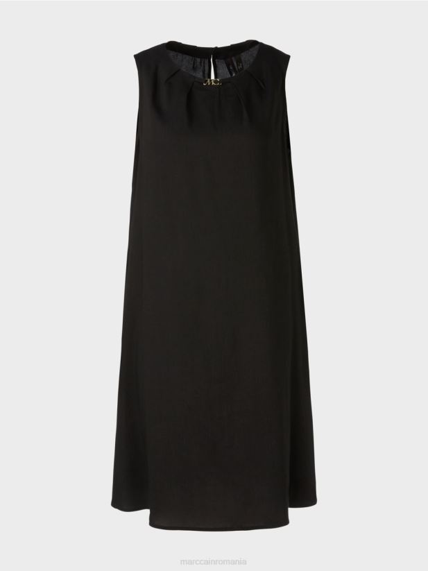 rochie amestec de in Marc Cain negru îmbrăcăminte 4826HH91