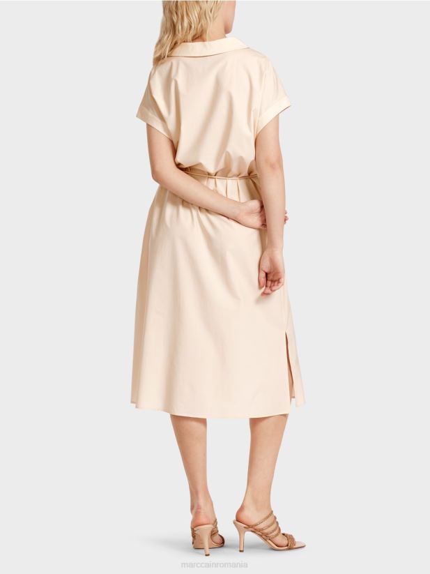 rochie cămașă „rethink together”. Marc Cain bronz pulbere îmbrăcăminte 4826HH66