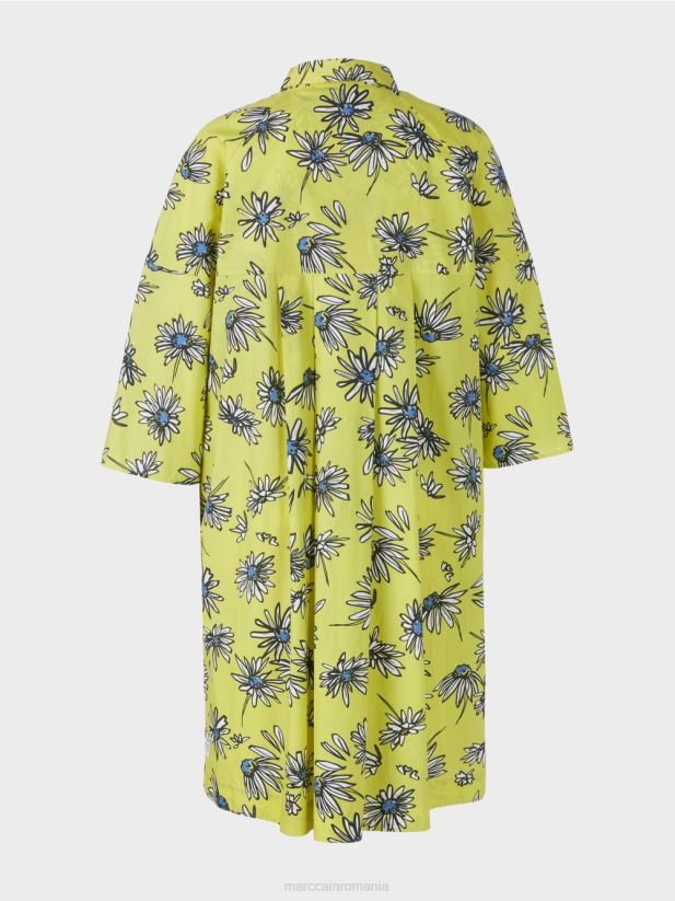 rochie cămașă „rethink together”. Marc Cain sulf verde îmbrăcăminte 4826HH121