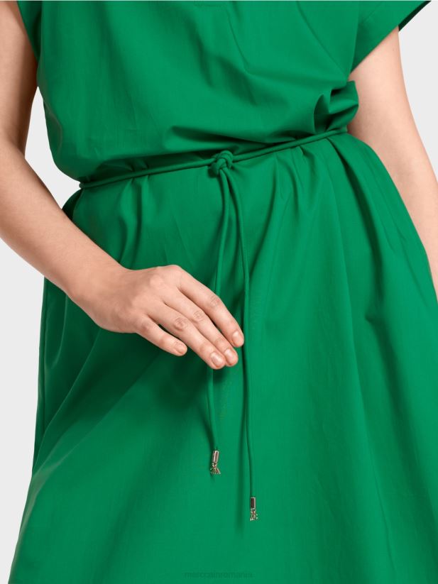 rochie cămașă „rethink together”. Marc Cain verde muşchi închis îmbrăcăminte 4826HH68