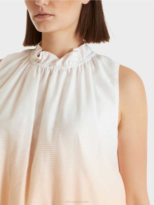 rochie cu gradient de culoare Marc Cain roz aprins îmbrăcăminte 4826HH104