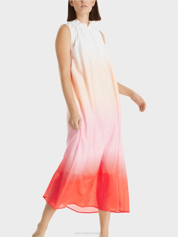 rochie cu gradient de culoare Marc Cain roz aprins îmbrăcăminte 4826HH104