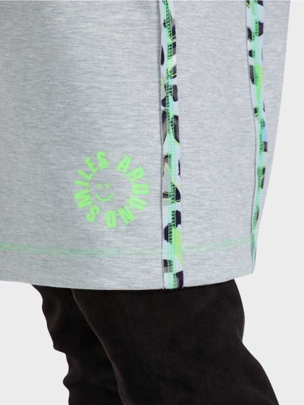 rochie cu maneci raglan Marc Cain gri argintiu îmbrăcăminte 4826HH30