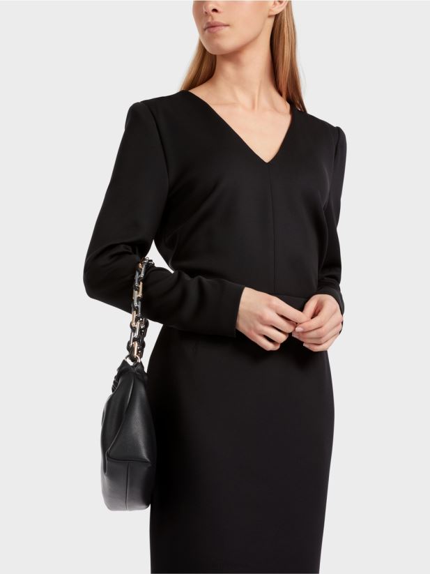 rochie cu spatele deschis Marc Cain negru îmbrăcăminte 4826HH8