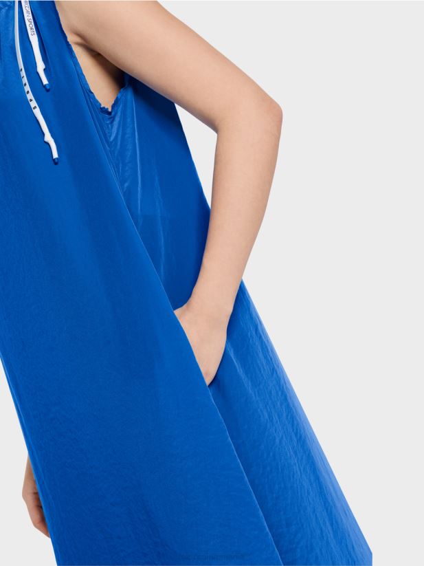 rochie de culoare simplă în formă evazată Marc Cain parașutist nou îmbrăcăminte 4826HH57