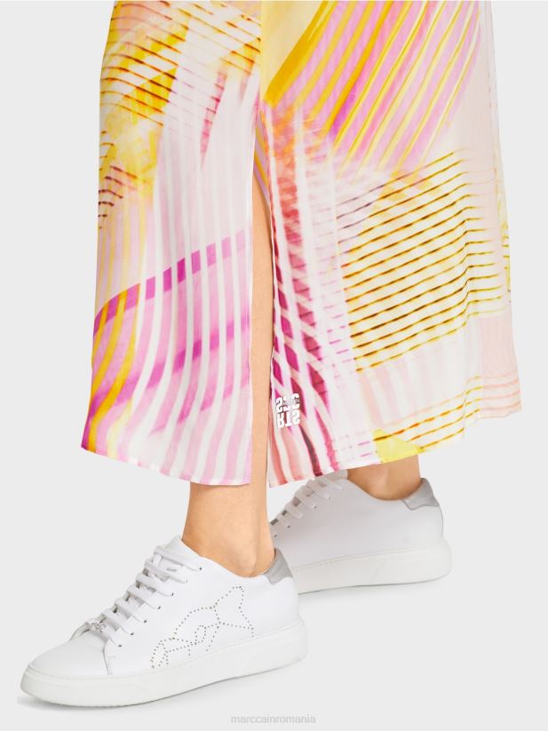 rochie de vara cu fanta laterala Marc Cain var usor îmbrăcăminte 4826HH70